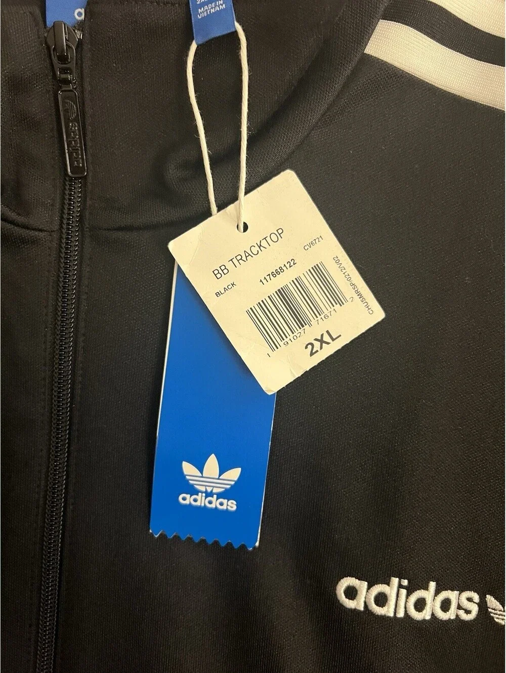 Adidas Classic BB Beckenbauer TrackSuit Set Mens 2XL Jacket & Pants Black